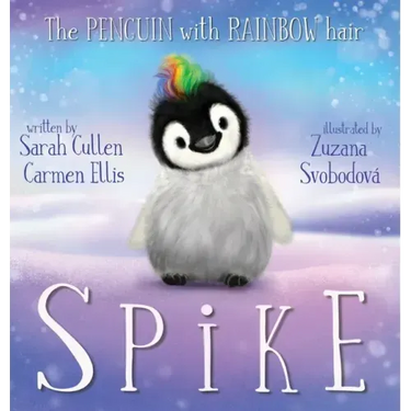 Spike, The Penguin With Rainbow Hair