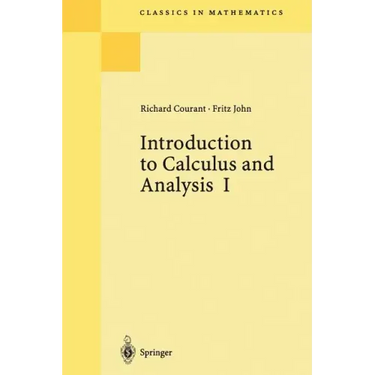 Introduction to Calculus and Analysis I