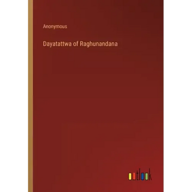 Dayatattwa of Raghunandana