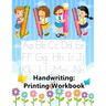 Handwriting: Printing Workbook: Jumbo Tracing Letters, Numbers And Shapes Practice Workbook For Preschoolers Ages 3-5