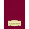 Large 8.5 x 11 Dotted Bullet Journal (Red Wine #20) Hardcover - 245 Numbered Pages