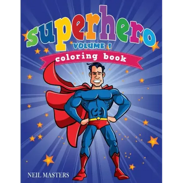 Superhero Coloring Book, Volume 1