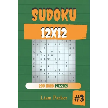 Sudoku 12x12 - 200 Hard Puzzles vol.3