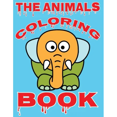 The animals coloring book: amazing animals coloring book