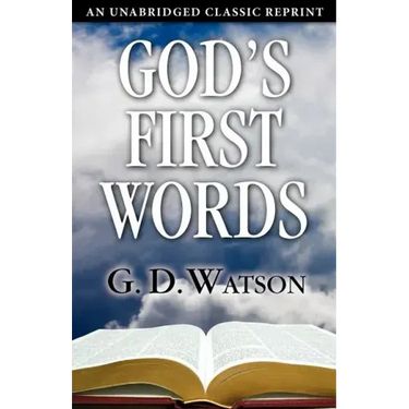 God's First Words