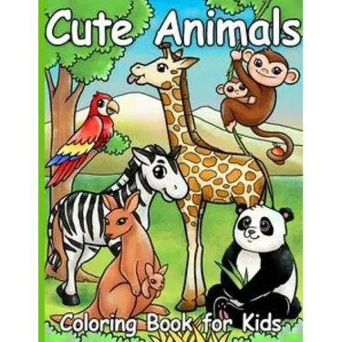 Cute Animals coloring book for kids: Preschool Coloring Book