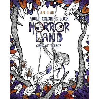 Adult Coloring Book: Horror Land Girls of Terror (Book 2)