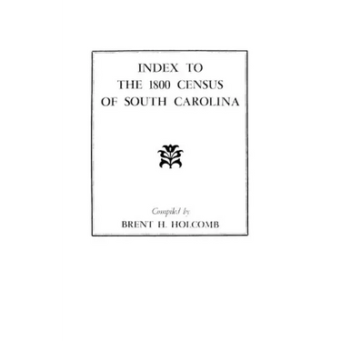 Index to the 1800 Census of South Carolina