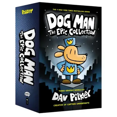 Dog Man: The Epic Collection: From the Creator of Captain Underpants (Dog Man #1-3 Box Set)