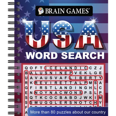 Brain Games - USA Word Search (#6): More Than 80 Puzzles about Our Country Volume 6