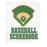 Baseball Scorebook: 100 Scoring Sheets For Baseball and Softball Games, Glover's Scorebooks, Large (8.5X 11)