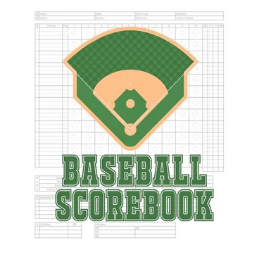 Baseball Scorebook: 100 Scoring Sheets For Baseball and Softball Games, Glover's Scorebooks, Large (8.5X 11)