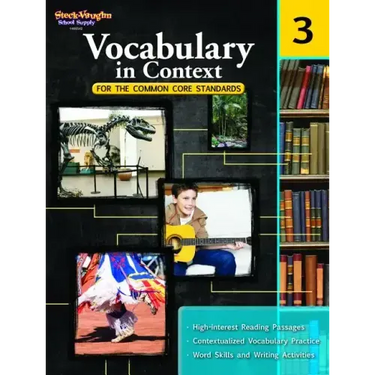 Vocabulary in Context for the Common Core Standards Reproducible Grade 3