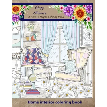 Cozy Homes. A Time to Hygge coloring Book.