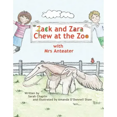 Zack and Zara Chew at the Zoo with Mrs Anteater
