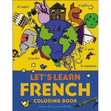 Let's Learn French Coloring Book