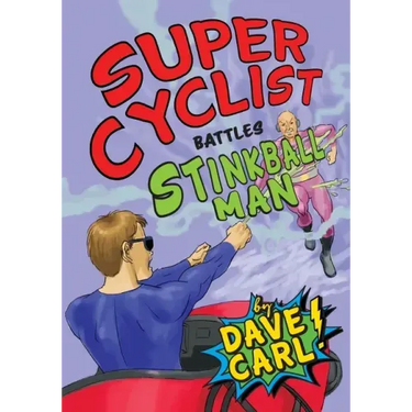 Super Cyclist Battles Stinkball Man