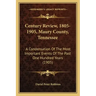 Century Review, 1805-1905, Maury County, Tennessee: A Condensation Of The Most Important Events Of The Past One Hundred Years (1905)
