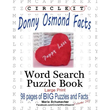 Circle It, Donny Osmond Facts, Word Search, Puzzle Book