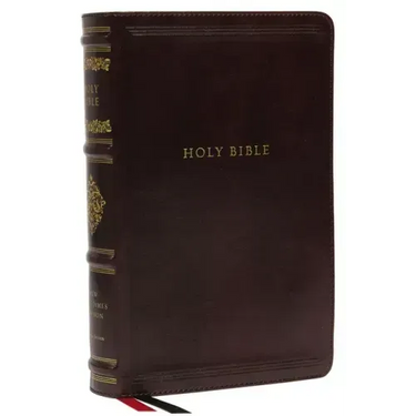 Nkjv, Personal Size Reference Bible, Sovereign Collection, Leathersoft, Brown, Red Letter, Thumb Indexed, Comfort Print: Holy Bible, New King James Ve