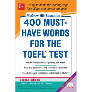 McGraw-Hill Education 400 Must-Have Words for the Toefl, 2nd Edition