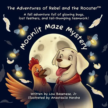 Moonlit Maze Mystery: A fall adventure full of glowing bugs, lost feathers and tail-thumping teamwork