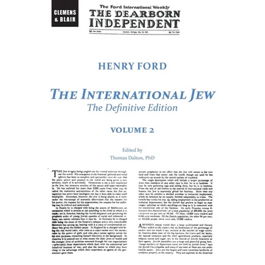 The International Jew: The Definitive Edition (Volume Two)