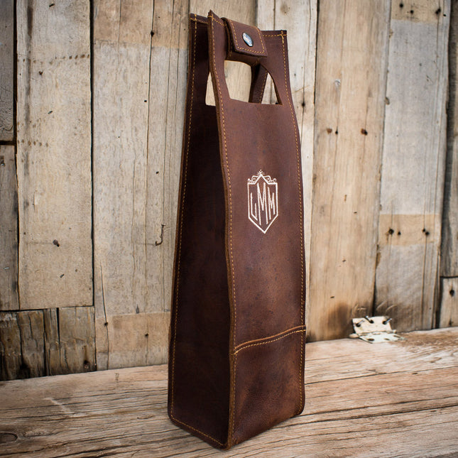 Wine Tote by Lifetime Leather Co