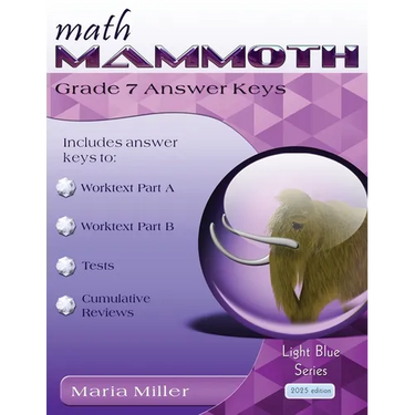 Math Mammoth Grade 7 Answer Keys