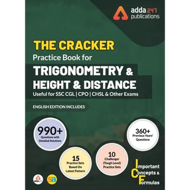 The Cracker Practice Book for Trigonometry and Height & Distance (In English Printed Edition)