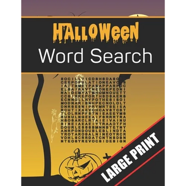 Halloween Word Search Large Print: 96 Word Search Activities for Everyone (Holiday Word Search)