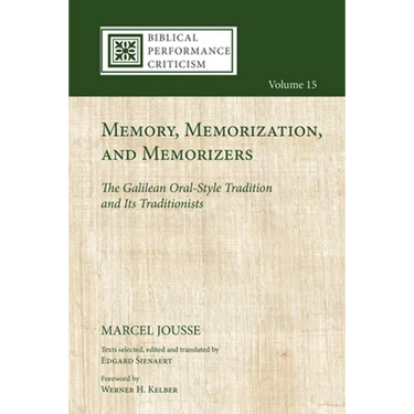 Memory, Memorization, and Memorizers