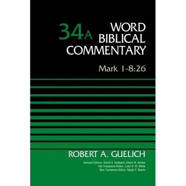 Mark 1-8:26, Volume 34a: 34