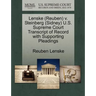 Lenske (Reuben) V. Steinberg (Sidney) U.S. Supreme Court Transcript of Record with Supporting Pleadings