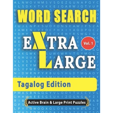 WORD SEARCH Extra Large - Tagalog Edition