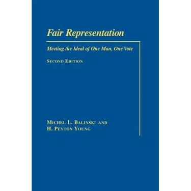 Fair Representation: Meeting the Ideal of One Man, One Vote