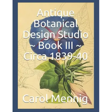 Antique Botanical Design Studio Book III Circa 1839-40
