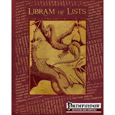 Libram of Lists: Pathfinder RPG Compatible