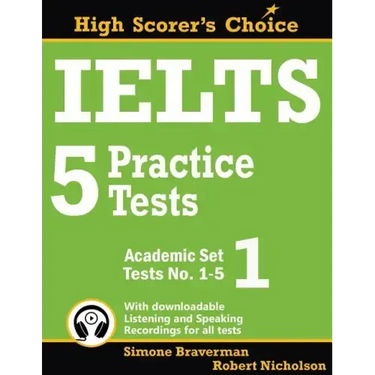 IELTS 5 Practice Tests, Academic Set 1: Tests No. 1-5