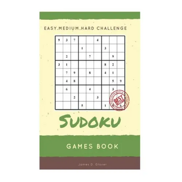 Sudoku Games Book: Easy, Medium, Hard Handheld Puzzle, Large Print, 1 Game per Page, All Age, Adults