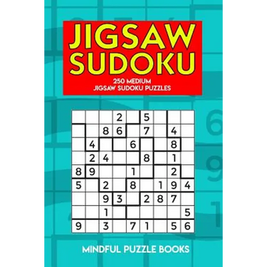 Jigsaw Sudoku: 250 Medium Jigsaw Sudoku Puzzles
