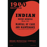 Indian Military Motorcycle Model 340 Manual of Care and Maintenance