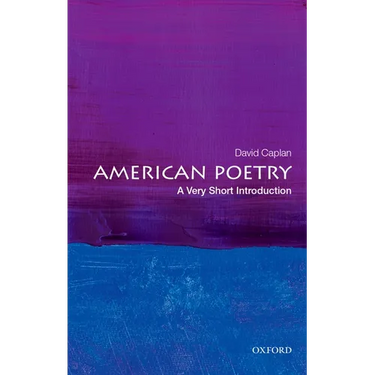 American Poetry: A Very Short Introduction