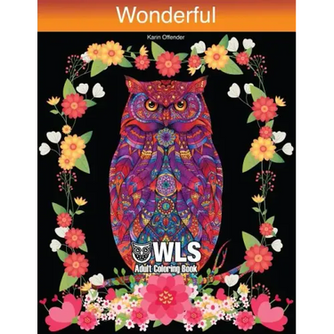 Wonderful Owls Adults Coloring Book: Creative Stress Relieving Perfect Drawings Designs