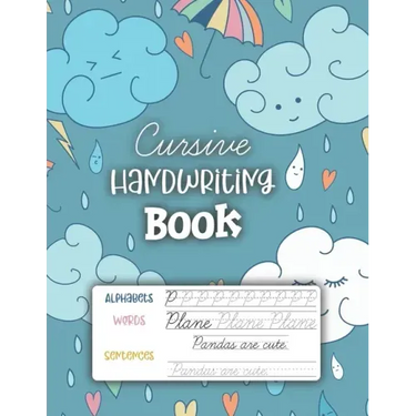 Cursive Handwriting Book: 3-in-1 Cursive Handwriting Workbook for Kids Grades 2-5 - Cursive Letter Tracing Book. Cursive Writing Practice Book t