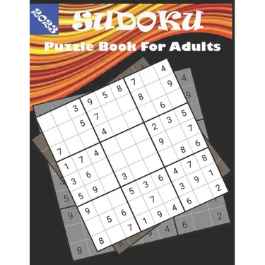 2023 Sudoku Puzzle Book for Adults: Sudoku puzzle book for adults With Full Solutions