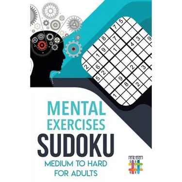 Mental Exercises Sudoku Medium to Hard for Adults