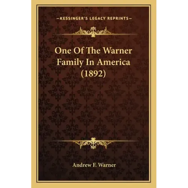 One Of The Warner Family In America (1892)