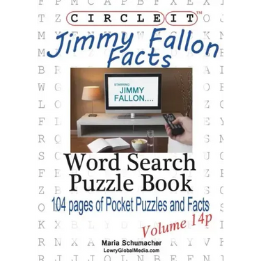 Circle It, Jimmy Fallon Facts, Pocket Size, Word Search, Puzzle Book
