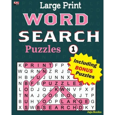 Large Print WORD SEARCH Puzzles